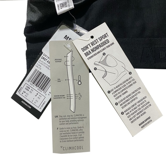 Adidas Alphaskin Racerback Don’t Rest Sports Bra - Picture 5 of 6